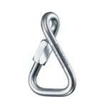 Image of the Maillon Rapide Delta Twist Maillon rapide 9 mm Zinc plated steel