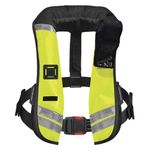 Image of the Crewsaver Crewfit 275N XD Fish Farm Wipe Clean Yellow Automatic Harness