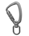 Image of the Bornack ALU SWIVEL steel carabiner TL+