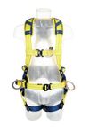 Image of the 3M DBI-SALA Delta Comfort Harness with Belt, Quick-connect buckles, Yellow, Extra Large