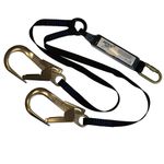 Image of the Abtech Safety 1.5m TWIN Fall Arrest Lanyard WITH 1 x KH311 & 2 x SSE/SSH