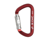 Image of the CMC ProSeries® Aluminum Key-Lock Carabiners, Auto-Lock, Red