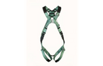 Image of the MSA V-FORM Safety Harness, Back/Chest D-Ring, Qwik-Fit Buckles XS