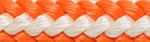 Image of the Teufelberger Hi-Vee Braided Safety Blue 12.7mm 35m Two Slaices Orange/White
