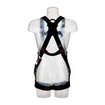 Image of the 3M PROTECTA E200 Standard Vest Style Fall Arrest Harness Black, Small with Pass-through Chest Connection