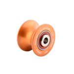 Image of the DMM RPM Single Sheave Pulley Cartridge Silver/Orange