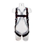 Thumbnail image of the undefined PROTECTA E200 Standard Vest Style Fall Arrest Harness Black, Medium/Large with shoulder d-ring
