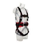 Image of the 3M PROTECTA E200 Comfort Belt Style Fall Arrest Harness Black, Medium/Large with pass through chest connection