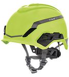Image of the MSA V-Gard H1 Safety Helmet Novent Hi-Viz Yellow, Green