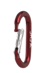 Image of the CMC Aluminum Oval Carabiner, Red