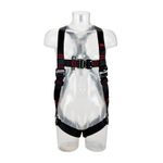 Thumbnail image of the undefined PROTECTA E200 Standard Vest Style Fall Arrest Harness Black, Extra Large with Back and Front D-ring