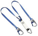 Thumbnail image of the undefined Fixed Length, Twin Legged Energy Absorbing Lanyard 1.00m Webbing with IKV01 & IKV02