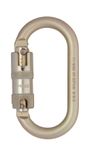 Image of the DMM 10mm Steel Oval Kwiklock ANSI Gold
