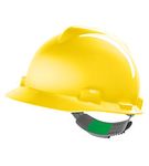 Image of the MSA V-Gard Hard Hat Cap Style Yellow