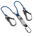 Thumbnail image of the undefined Fixed Length, Twin Legged Energy Absorbing Lanyard 1.00 m Kernmantle Rope with IKV13 and IKV03