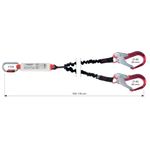 Image of the Camp Safety SHOCK ABSORBER REWIND DOUBLE 120-175 cm, 2x ANSI HOOKs 62 mm