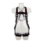 Image of the 3M PROTECTA E200 Standard Vest Style Fall Arrest Harness Black, Medium/Large with Pass-through Chest Connection