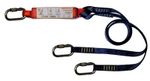 Thumbnail image of the undefined Protecta Sanchoc Shock Absorbing Lanyard Web, Twin Leg, 1.5 m with Screw Carabiner