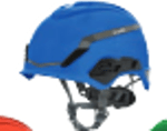 Image of the MSA V-Gard H1 Safety Helmet Trident Blue