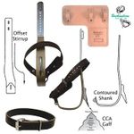 Image of the Buckingham BUCKLITE TITANIUM POLE CLIMBERS with CCA Gaff, Pads, Upper & Lower Straps