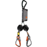 Image of the Skylotec Peanut Y with RESISTOR and STAK TRI AL carabiners, 2.5m