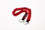 Thumbnail image of the undefined Protecta Pro-Stretch Shock Absorbing Lanyard Edge Tested Elasticated Webbing, Single Leg, 2 m with Twist lock Carabiner