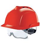 Image of the MSA V-Gard 930 Vented Protective Cap Red