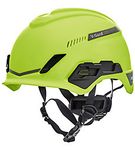 Image of the MSA V-Gard H1 Safety Helmet Trident Hi-Viz Yellow, Green