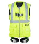 Thumbnail image of the undefined H500 High Visibility Harness with High Viz Yellow jacket Automatic buckles Front D ring, S/M