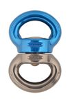 Image of the DMM Axis Swivel Small Titanium/Blue