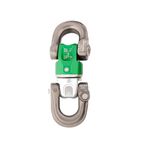 Image of the DMM Nexus Swivel D To D Silver/Green/Titanium