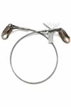 Image of the Guardian Fall Vinyl-Coated Galvanized Cable Choker Anchor with Snap Hook Ends 3'