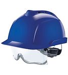 Image of the MSA V-Gard 930 Vented Protective Cap Blue