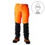 Image of the Clogger Zero Gen2 Women's Chainsaw Pants with Calf Wrap Hi Vis Orange XS
