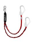 Thumbnail image of the undefined aE22 elastic double Lanyard with Fall Absorber