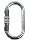 Thumbnail image of the undefined Steel Oval Karabiner with Screwgate Mechanism