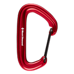 Image of the Black Diamond Litewire Carabiner, Red