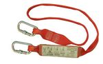Thumbnail image of the undefined Protecta Sanchoc Shock Absorbing Lanyard Web, Single Leg, 2 m with Carabiner