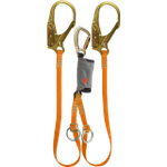 Image of the Skylotec Skysafe Pro Tie Back Y with FS 90 ST ANSI and KOBRA TRI carabiners, 1,8m