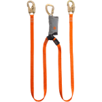 Image of the Skylotec Skysafe Pro Tie Back Y with SNAP HOOK 23kN and KOBRA TRI carabiners, 1,8m
