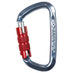 Image of the Climbing Technology D-Shape TG, titanium/silver/red