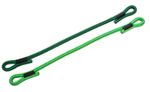 Image of the Teufelberger Stitched Spare Bridge 40cm Green/Neon Green