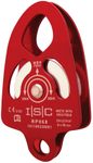 Image of the ISC Prussik Pulley Large Single aluminium with load becket