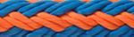 Image of the Teufelberger tREX 9.5mm 70m with eye Orange/Blue
