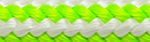 Image of the Teufelberger Ultra-Vee Braided Safety Blue 12.7mm 45m One Slaice Green/White