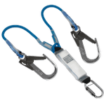 Thumbnail image of the undefined Fixed Length, Twin Legged Energy Absorbing Lanyard 1.00 m Kernmantle Rope with IKV30 and IKV03