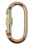 Thumbnail image of the undefined Steel Oval Screwgate Karabiner - Hook Nose